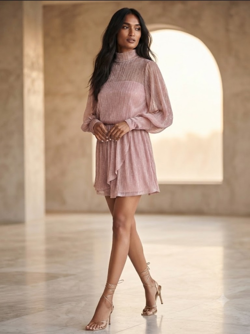 BLACK HALO: Gavin Mini In Pink (NWT)